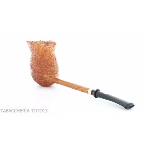 Flame of King Pipe Serie de lápices en brezo pulido con chorro de arena - Pipas de Tabaco