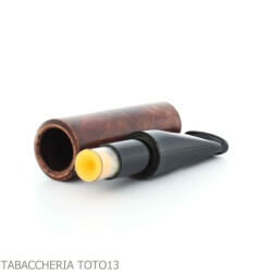 Bocchino per toscano "classic Brebbia" con filtro 9mm, in radica