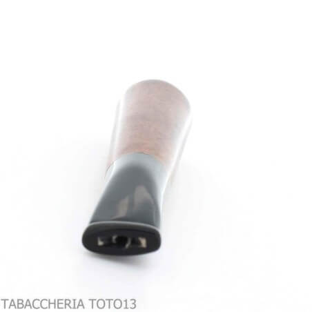 Mouthpiece for Tuscan "classic Brebbia" with 9mm filter, in briar