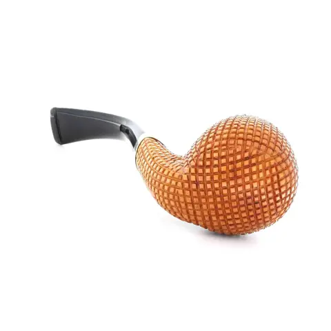 Fiamma di Re tobacco pipe shape Apple curve pixel series - Tobacco Pipes - Natural root
