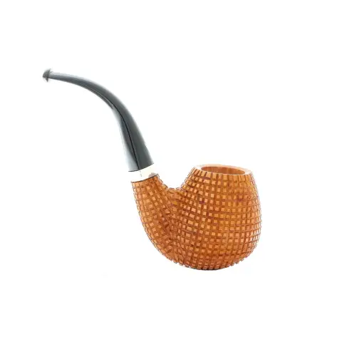 Fiamma di Re tobacco pipe shape Apple curve pixel series - Tobacco Pipes - Natural root