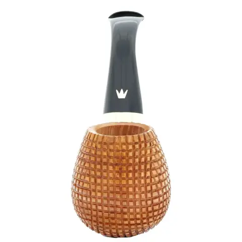 Fiamma di Re tobacco pipe shape Apple curve pixel series - Tobacco Pipes - Natural root