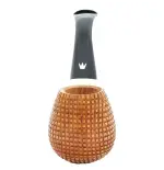 Fiamma di Re tobacco pipe shape Apple curve pixel series - Tobacco Pipes - Natural root
