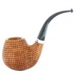 Fiamma di Re tobacco pipe shape Apple curve pixel series - Tobacco Pipes - Natural root