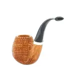 Fiamma di Re tobacco pipe shape Apple curve pixel series - Tobacco Pipes - Natural root