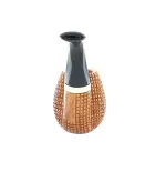 Fiamma di Re tobacco pipe shape Apple curve pixel series - Tobacco Pipes - Natural root