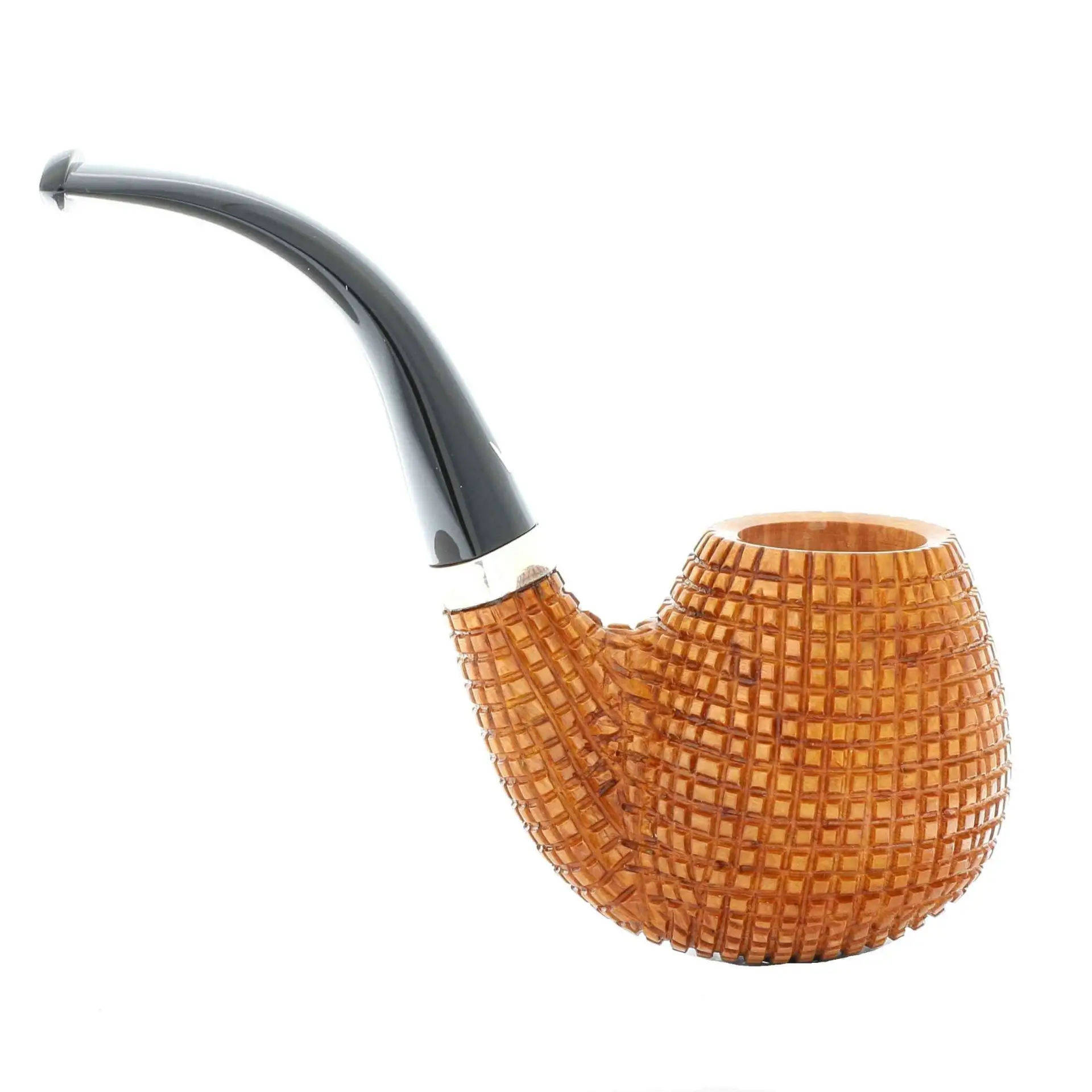 Fiamma di Re tobacco pipe shape Apple curve pixel series - Tobacco Pipes - Natural root