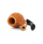 Fiamma di Re tobacco pipe shape Apple curve pixel series - Tobacco Pipes - Natural root