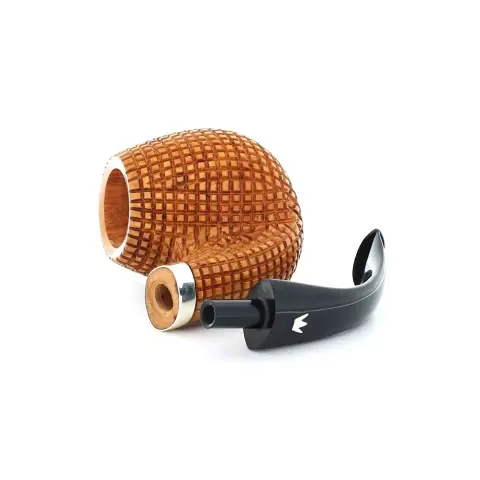 Fiamma di Re tobacco pipe shape Apple curve pixel series - Tobacco Pipes - Natural root