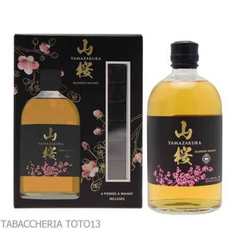 Yamazakura Blended whisky pack with six cooling stones Vol.40% Cl.50
