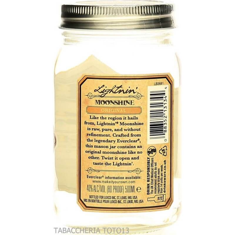 Moonshine Lightnin Everclear Vol.40% Cl.50 - Everclear Moonshine