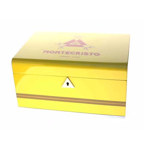 Boîte humidifiée Montecristo habanos, cave à cigares pour 40 cigares - Accessoires Cigare