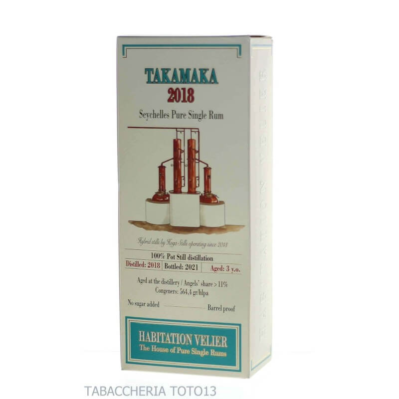 Habitation Velier Takamaka 2018 Seychelles rum vol.60,8% cl.70 - Habitation Velier