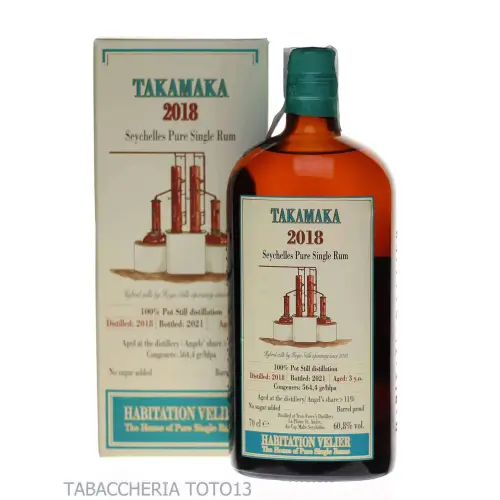 Habitation Velier Takamaka 2018 Seychelles rum vol.60,8% cl.70 - Destilliert