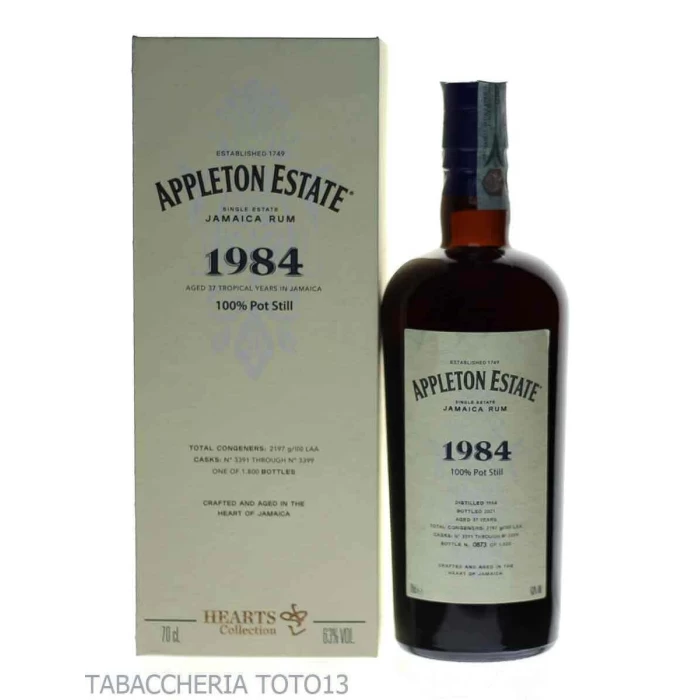 Appleton Estate - Appleton Estate Hearts Collection 1984 Vol.63% Cl.70