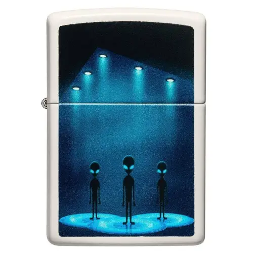 Zippo Aliens design fosforescente - Accendini