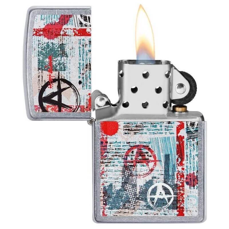 Zippo Anarchy design - Zippo