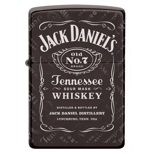 Zippo Jack Daniel's premium 360 black ice - Accendini