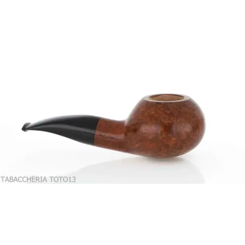 Brebbia fat bob noce lucida, bocchino leggermente curvo mod.2112 - Pipe