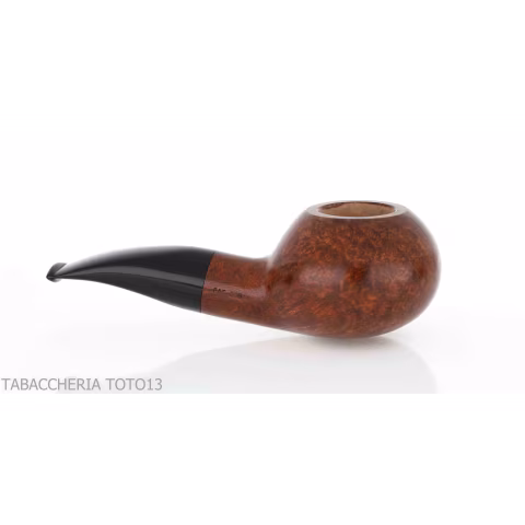Pipe Brebbia Fat Bob polished walnut, slightly curved mouthpiece mod.2112 - Tobacco Pipes - Natural root