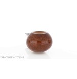 Brebbia Pipe Fat Bob nogal pulido, mod.2112 boquilla ligeramente curvada - Pipas de Tabaco