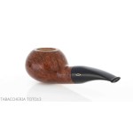 Brebbia Pipe Fat Bob nogal pulido, mod.2112 boquilla ligeramente curvada - Pipas de Tabaco