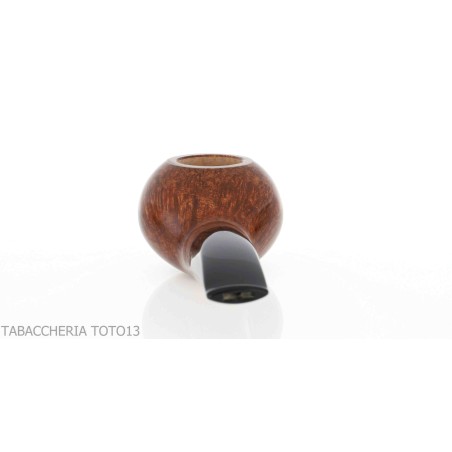 Brebbia fat bob noce lucida, bocchino leggermente curvo mod.2112 - Pipe