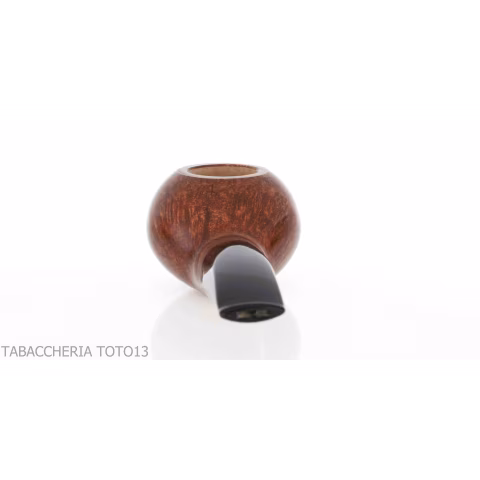 Pipe Brebbia Fat Bob polished walnut, slightly curved mouthpiece mod.2112 - Tobacco Pipes - Natural root