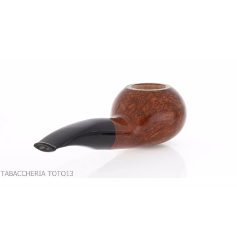Pipe Brebbia Fat Bob polished walnut, slightly curved mouthpiece mod.2112 - Tobacco Pipes - Natural root