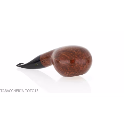 Pipe Brebbia Fat Bob polished walnut, slightly curved mouthpiece mod.2112 - Tobacco Pipes - Natural root