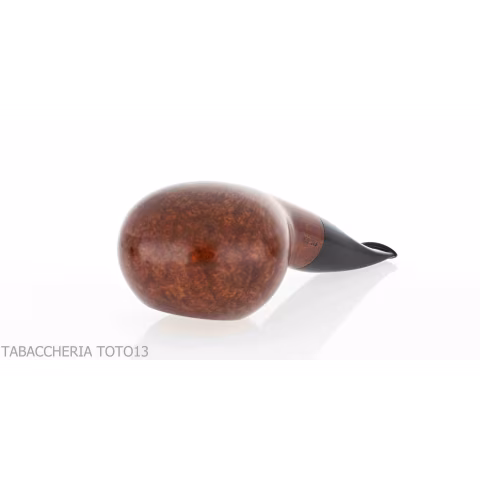 Pipe Brebbia Fat Bob polished walnut, slightly curved mouthpiece mod.2112 - Tobacco Pipes - Natural root