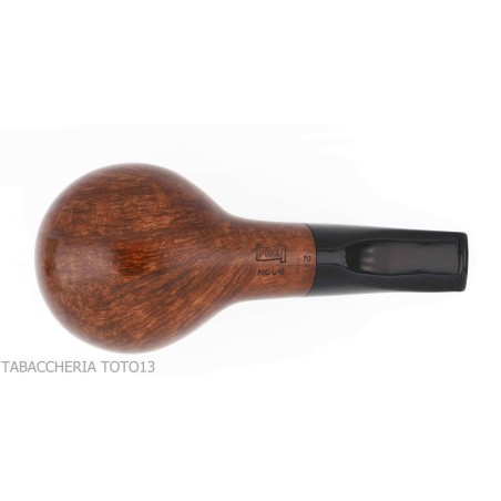 Brebbia Pipe Fat Bob nogal pulido, mod.2112 boquilla ligeramente curvada - Pipas de Tabaco