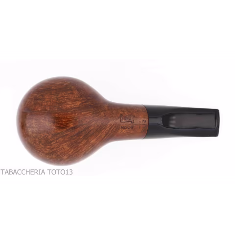 Pipe Brebbia Fat Bob polished walnut, slightly curved mouthpiece mod.2112 - Tobacco Pipes - Natural root