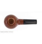 Brebbia fat bob noce lucida, bocchino leggermente curvo mod.2112 - Pipe