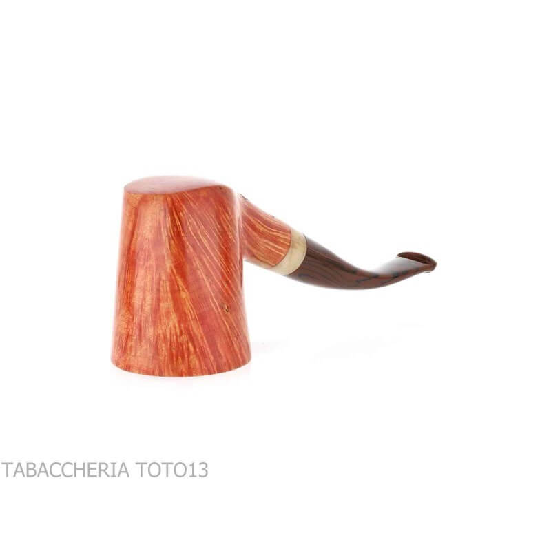 Tom Spanu bent doublin pipe in briar Erica Scoparia Sarda - Tom Spanu pipe