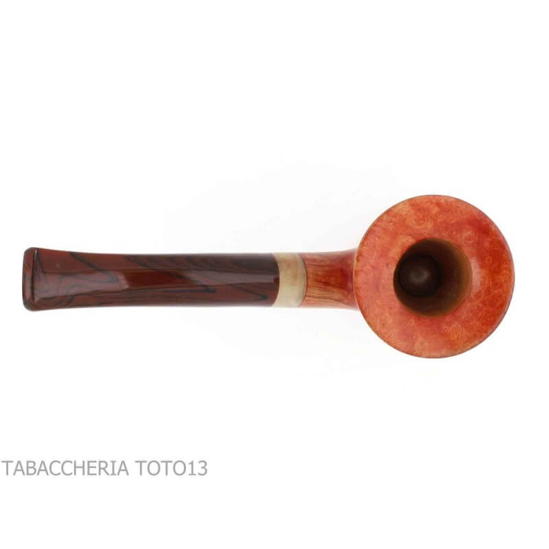 Tom Spanu bent doublin pipe in briar Erica Scoparia Sarda - Tom Spanu pipe