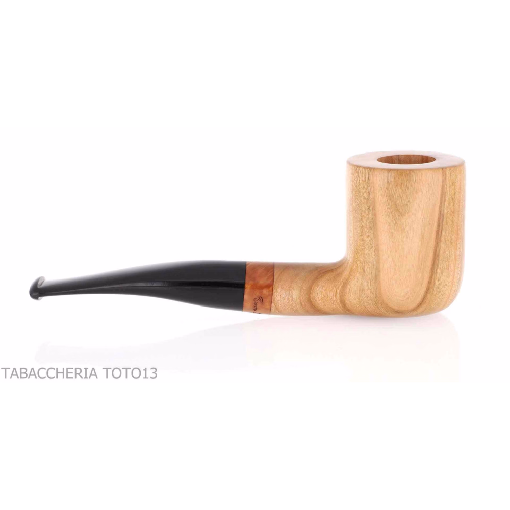 Kirschholzpfeife von Tom Spanu Straight Billiard - Tabakpfeifen