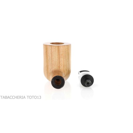 Kirschholzpfeife von Tom Spanu Straight Billiard - Tabakpfeifen