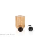 Kirschholzpfeife von Tom Spanu Straight Billiard - Tabakpfeifen