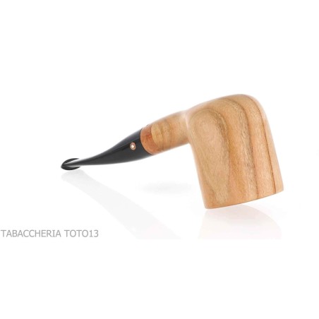 Kirschholzpfeife von Tom Spanu Straight Billiard - Tabakpfeifen