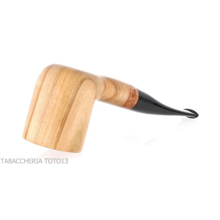 Kirschholzpfeife von Tom Spanu Straight Billiard - Tabakpfeifen