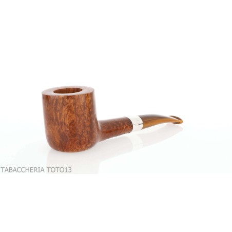 Pipe de billard Viprati courte bruyère brillante - Pipe Pour le Tabac - Racine naturelle
