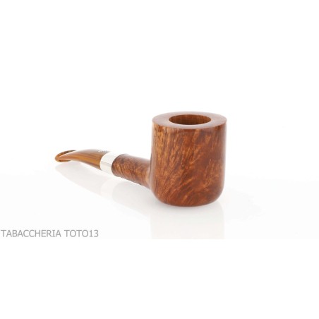 Pipe de billard Viprati courte bruyère brillante - Pipe Pour le Tabac - Racine naturelle