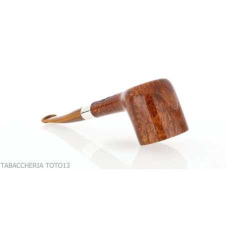 Viprati Billiard pipe short shiny brandy briar-Viprati