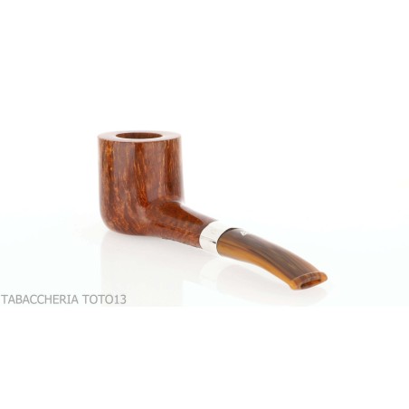 Pipe de billard Viprati courte bruyère brillante - Pipe Pour le Tabac - Racine naturelle