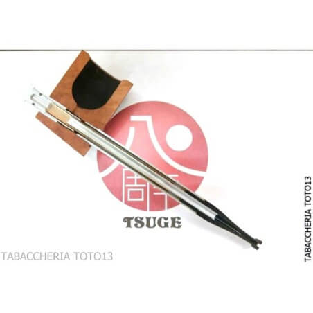 Tsuge Pipe - Tsuge e-star System pipe in briar and carbon Churchwarden concept