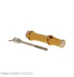 Ichirin natural bamboo pipe tamper - Accessories for tobacco pipes - Brass