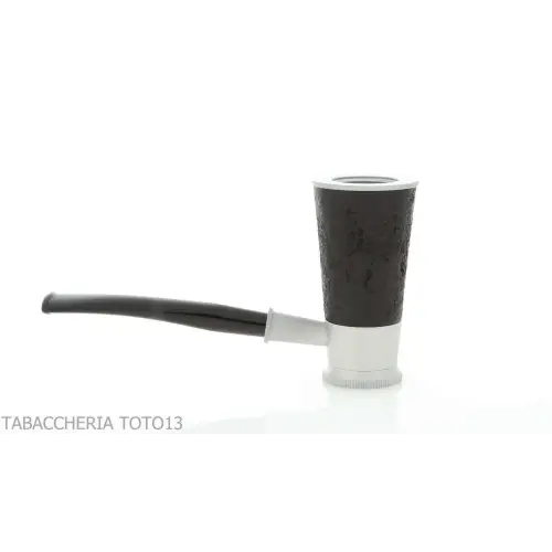 Tsuge Spider cocktail forma poker in radica nera sabbiata reverse calabash concept - Pipe