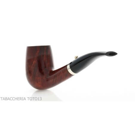The curved egg-shaped pipe duck in natural briar 1 egg L'anatra pipe L'Anatra