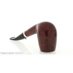 The curved egg-shaped pipe duck in natural briar 1 egg